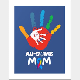 AWESOME AUTISM MOM Posters and Art